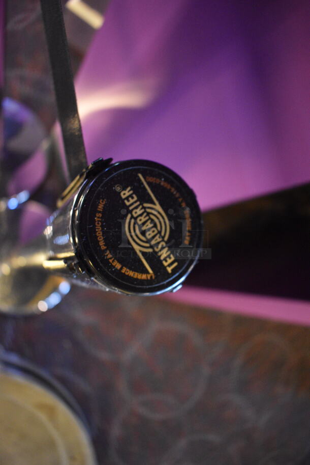 3 Tensabarrier Chrome Finish Stanchions. 13.5x13.5x40. 3 Times Your Bid! - Image 4 of 4