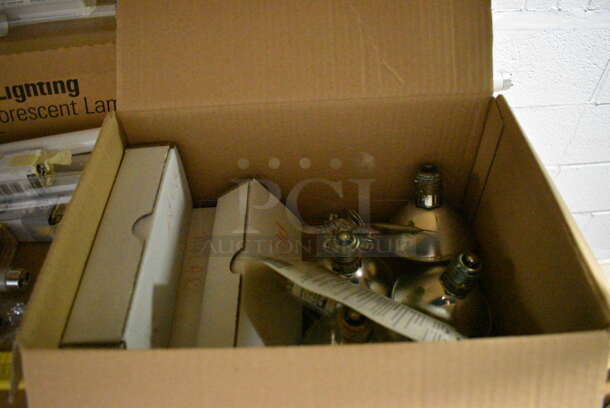 ALL ONE MONEY! Lot of Various Lightbulbs on Gray Metal 4 Tier Shelving Unit! 48x24x72 - Image 8 of 9