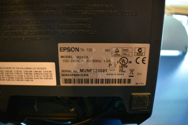 ALL ONE MONEY! Lot of Posiflex 15" POS System Monitor, Epson Model M249A Receipt Printer and Metal Cash Drawer! - Image 4 of 5