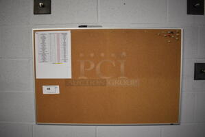 Bulletin Board. 35x1x23