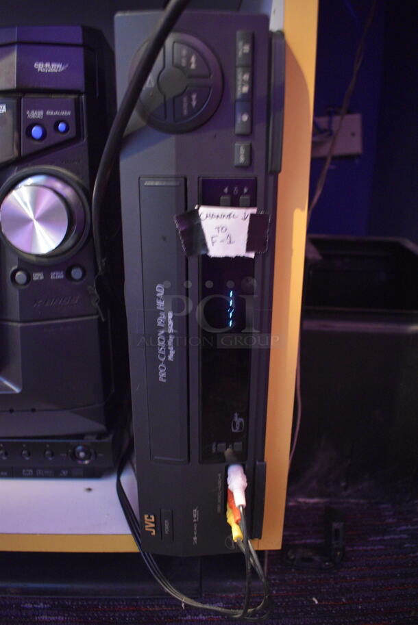 Sharp CD-E88 Disc Rotary Changer Mini Component System w/ JVC Precision Head Unit and DVD Player. Includes 11x13x14 - Image 3 of 3