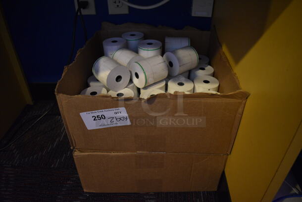 ALL ONE MONEY! Lot of 2 Boxes of Receipt Printer Paper! - Image 1 of 3