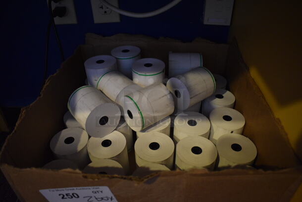 ALL ONE MONEY! Lot of 2 Boxes of Receipt Printer Paper! - Image 2 of 3