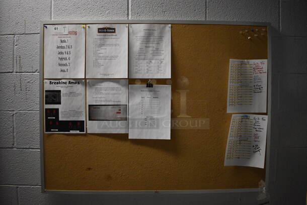 Bulletin Board. 48x1x36 - Image 1 of 2