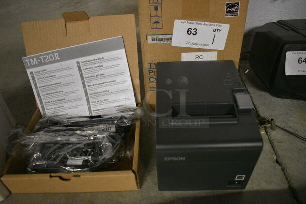 BRAND NEW IN BOX! Epson Model M267D Receipt Printer. 6x8x6