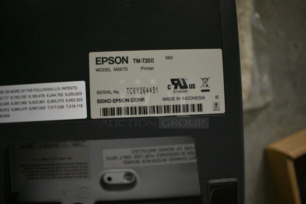 BRAND NEW IN BOX! Epson Model M267D Receipt Printer. 6x8x6 - Image 4 of 5
