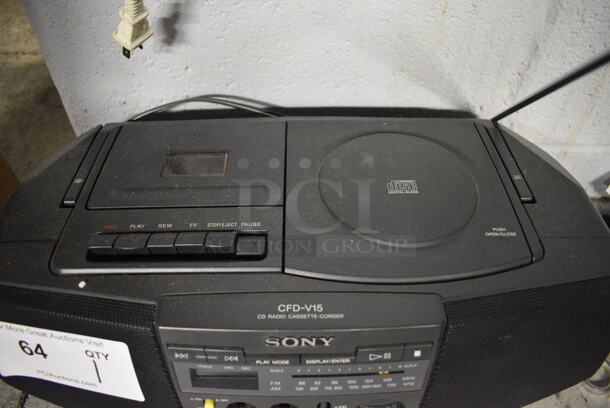 Sony CFD-V15 CD Radio Cassette Corder. 16x9x6 - Image 3 of 4