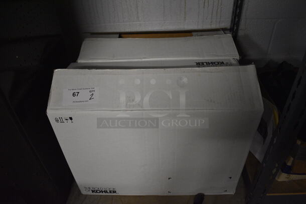 2 Kohler White Toilet Tanks. 20x9x12. 2 Times Your Bid! - Image 3 of 3