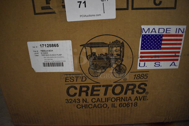 IN ORIGINAL BOX! Metal Commercial Bag in Box Pump. 12x18x14 - Image 3 of 4