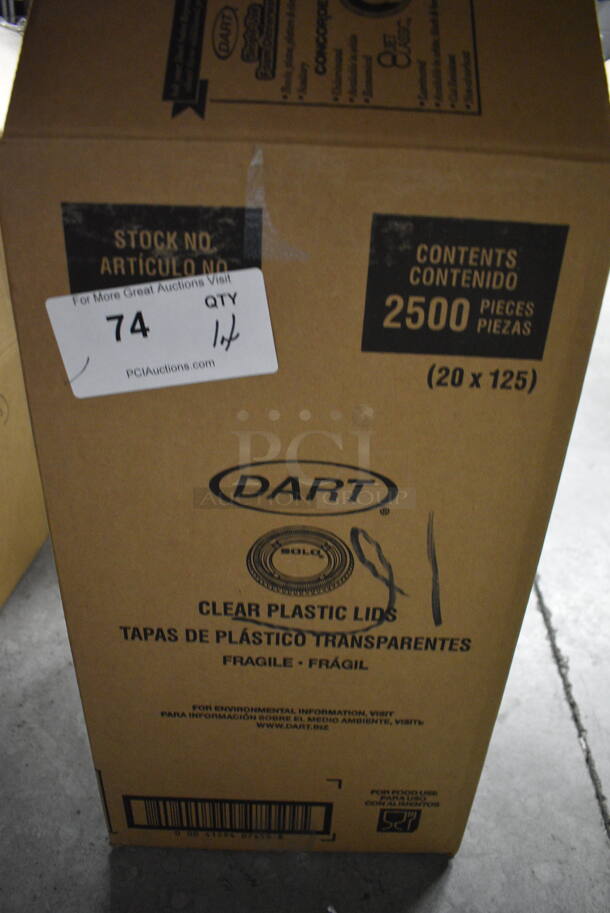 Box of Plastic Clear Lids - Image 3 of 3