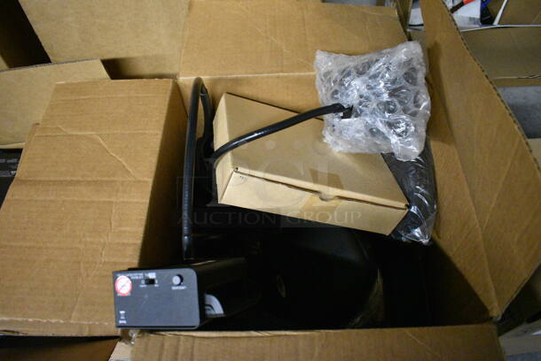 ALL ONE MONEY! Lot of 2 Boxes of Various Items Including Headphones for Hard of Hearing and Cupholder Caption Boxes for Deaf.  - Image 6 of 7
