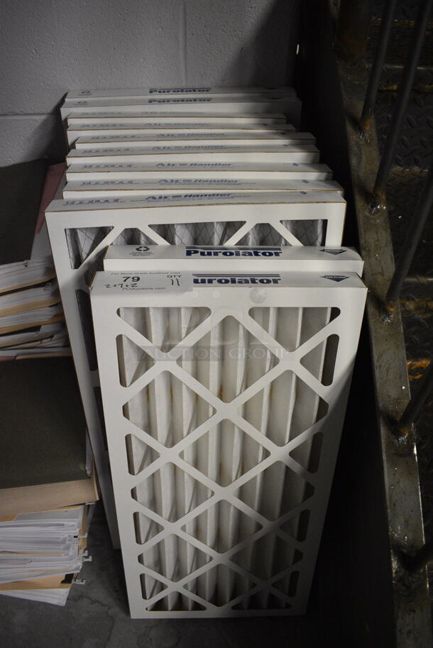 11 Various Filters. Includes 14x25x2. 11 Times Your Bid!
