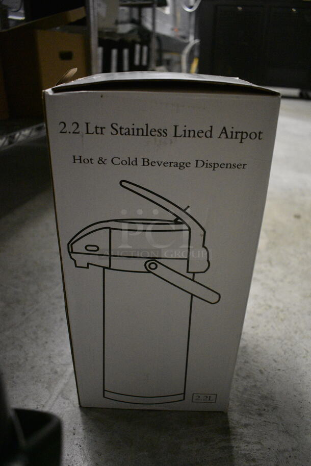 BRAND NEW IN BOX! Crestware Chrome Finish Air Pot. 5.5x8x14 - Image 4 of 4