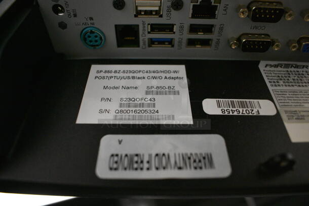 Partner Model SP-850-BZ 15" POS Monitor.  - Image 5 of 6