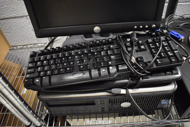 ALL ONE MONEY! Lot of Dell Computer Monitor, Dell Computer Tower and 2 Keyboards! - Image 3 of 5