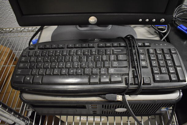 ALL ONE MONEY! Lot of Dell Computer Monitor, Dell Computer Tower and 2 Keyboards! - Image 4 of 5