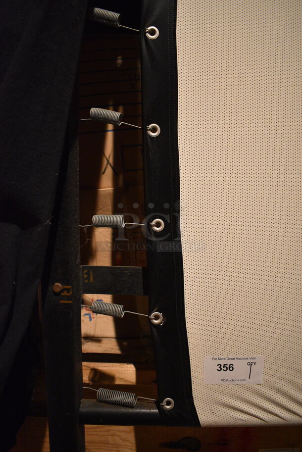 MDI Screens White Perforated Movie Theater Cinema Screen. 362x152. BUYER MUST REMOVE - Image 4 of 4