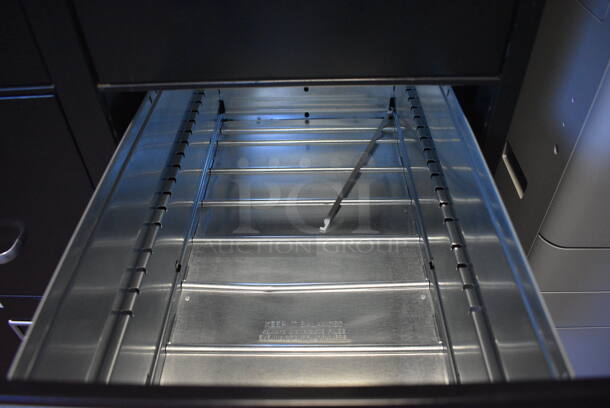 Hirsch Black Metal 4 Drawer Filing Cabinet. 15x27x52 - Image 5 of 8
