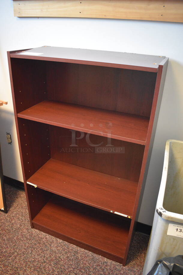 Wood Pattern Bookshelf. 28x12x48 - Image 3 of 3