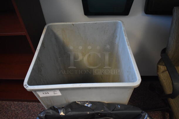 3 Various Poly Trash Cans. Includes 19x19x34. 3 Times Your Bid! - Image 3 of 3