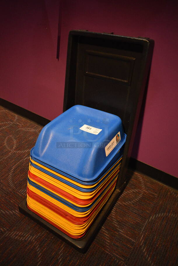 ALL ONE MONEY! Lot of Koala Kare Multi Colored Booster Cinema Seats for Children on Rack. 15x16x5 - Image 2 of 5