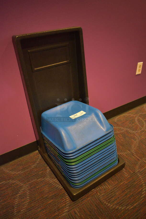 ALL ONE MONEY! Lot of Koala Kare Multi Colored Booster Cinema Seats for Children on Rack. 15x16x5 - Image 2 of 4