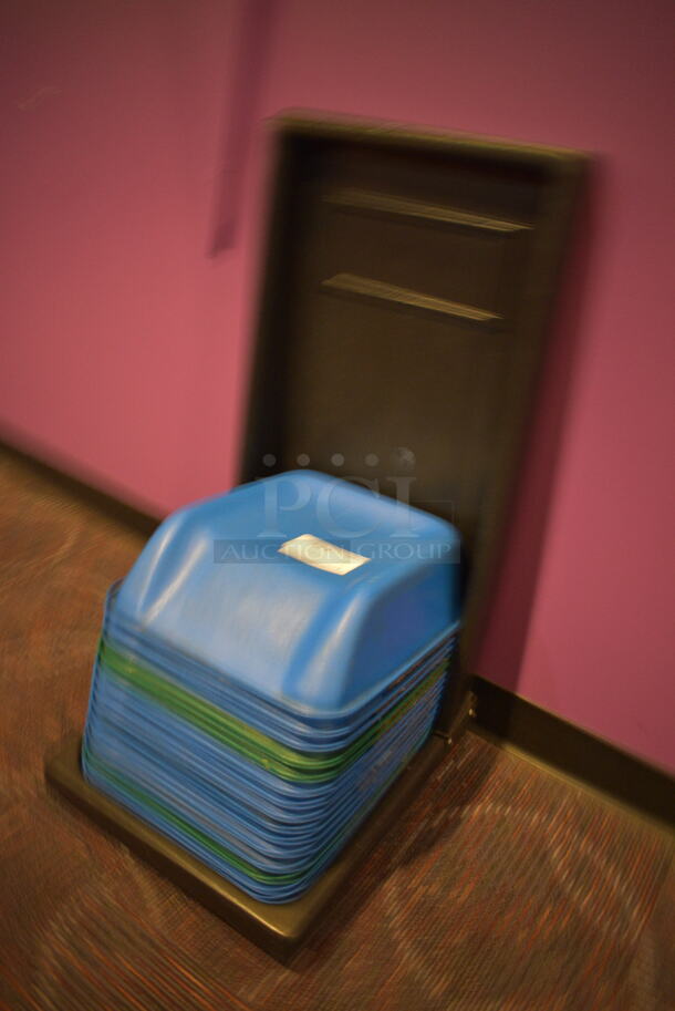 ALL ONE MONEY! Lot of Koala Kare Multi Colored Booster Cinema Seats for Children on Rack. 15x16x5 - Image 3 of 4