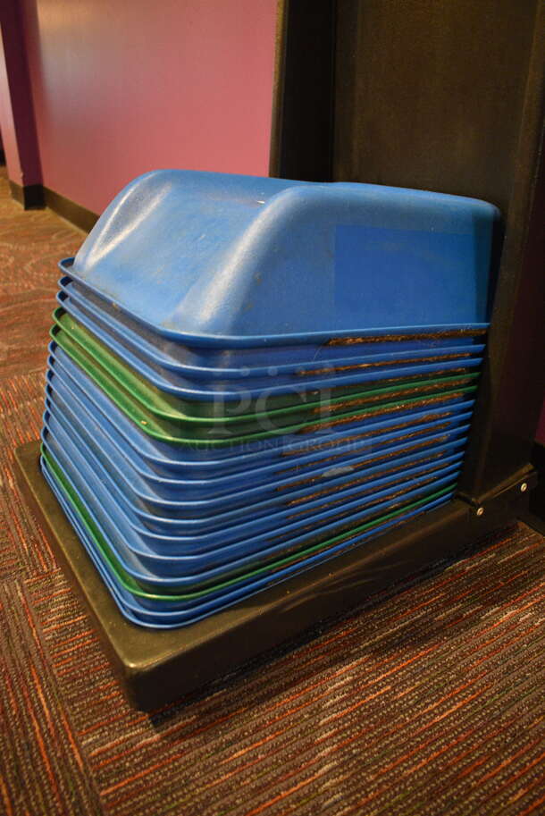 ALL ONE MONEY! Lot of Koala Kare Multi Colored Booster Cinema Seats for Children on Rack. 15x16x5 - Image 4 of 4