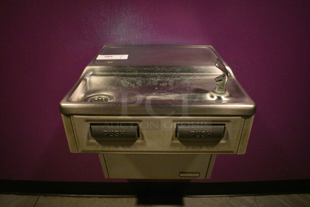 Halsey Taylor Metal Wall Mount Water Fountain. 18x19x27. BUYER MUST REMOVE - Image 1 of 4