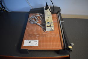 ALL ONE MONEY! Lot of Paper Cutter and Power Strip!