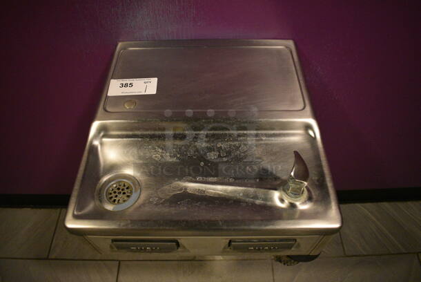 Halsey Taylor Metal Wall Mount Water Fountain. 18x19x27. BUYER MUST REMOVE - Image 2 of 4