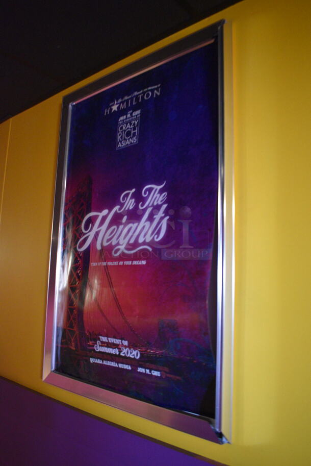 6 Schult Design and Display Metal Wall Mount Movie Poster Frames. 28x1x42. 6 Times Your Bid! BUYER MUST REMOVE - Image 2 of 7