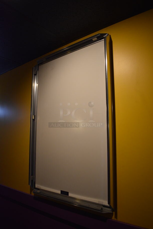 6 Schult Design and Display Metal Wall Mount Movie Poster Frames. 28x1x42. 6 Times Your Bid! BUYER MUST REMOVE - Image 4 of 7