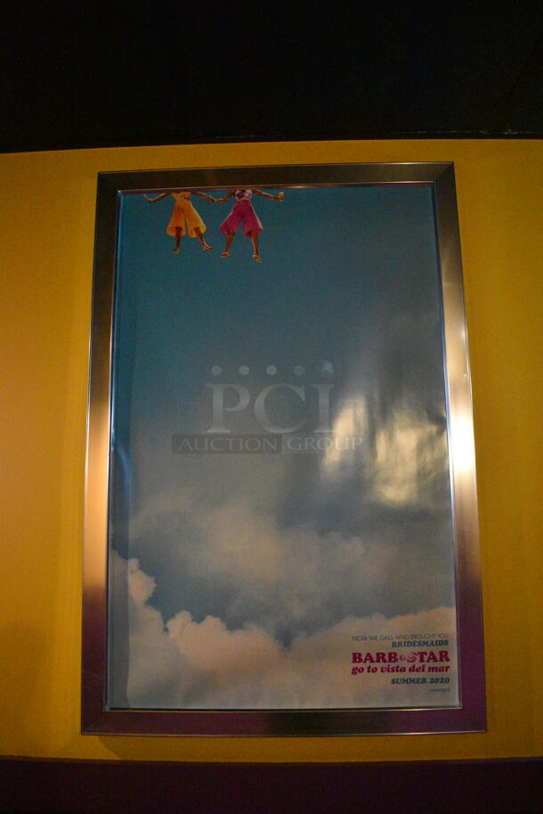 6 Schult Design and Display Metal Wall Mount Movie Poster Frames. 28x1x42. 6 Times Your Bid! BUYER MUST REMOVE - Image 6 of 7