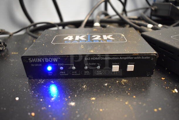 3 Shinybow 1x2 HDMI Distribution Amplifier w/ Scaler. 5x3x1. 3 Times Your Bid! - Image 2 of 5