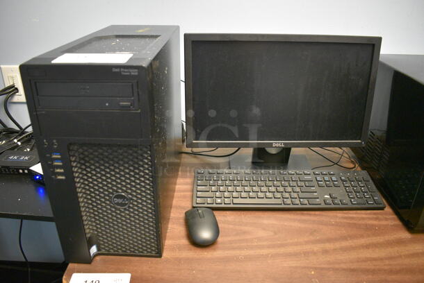 ALL ONE MONEY! Lot of Dell 19" Computer Monitor, Dell Computer Tower, Keyboard and Mouse! - Image 1 of 5