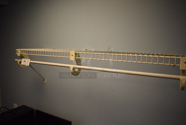 White Wall Mount Shelf. 72x12x14. BUYER MUST REMOVE - Image 3 of 3
