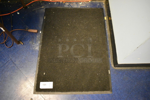 Black Floor Mat. 34x24