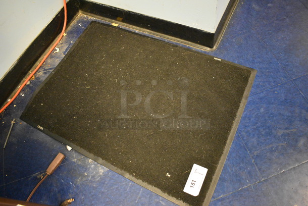 Black Floor Mat. 34x24 - Image 2 of 2