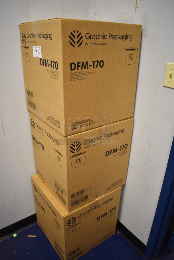 3 Boxes of DFM-170 Disposable Bowls. 3 Times Your Bid! - Image 2 of 3