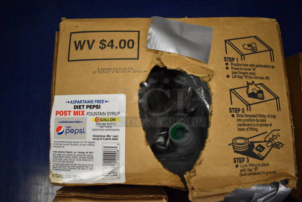 5 Soda Bag In Box BIBs; Mug Root Beer, Dr Pepper, 2 Tropicana, Diet Pepsi. 5 Times Your Bid! - Image 2 of 6