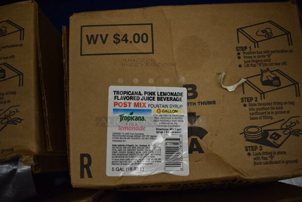 5 Soda Bag In Box BIBs; Mug Root Beer, Dr Pepper, 2 Tropicana, Diet Pepsi. 5 Times Your Bid! - Image 3 of 6