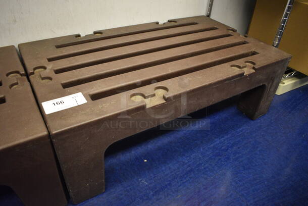 Cambro Brown Poly Dunnage Rack. 36x21x12