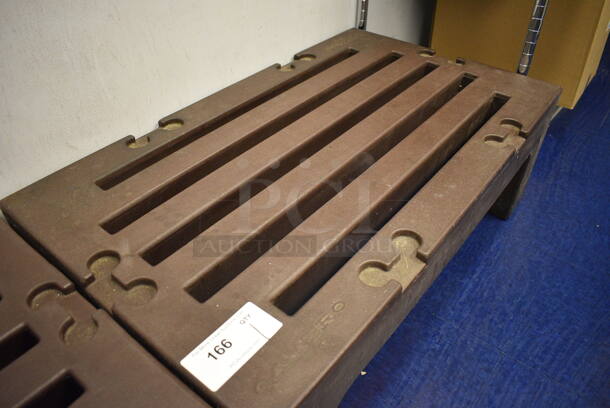 Cambro Brown Poly Dunnage Rack. 36x21x12 - Image 2 of 3