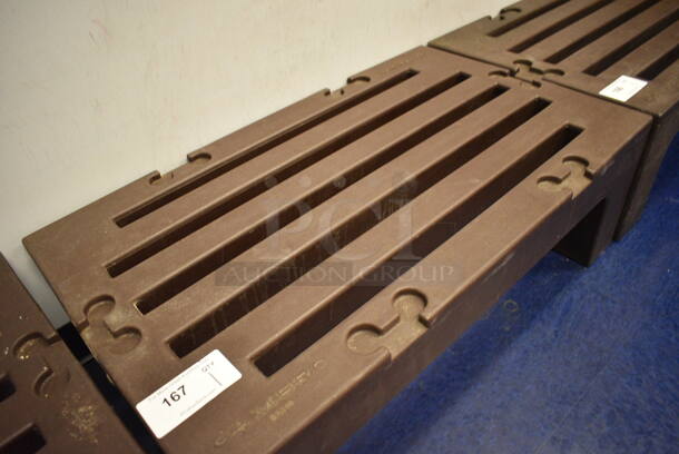 Cambro Brown Poly Dunnage Rack. 36x21x12 - Image 2 of 3
