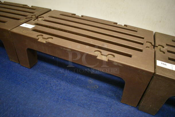 Cambro Brown Poly Dunnage Rack. 36x21x12 - Image 3 of 3