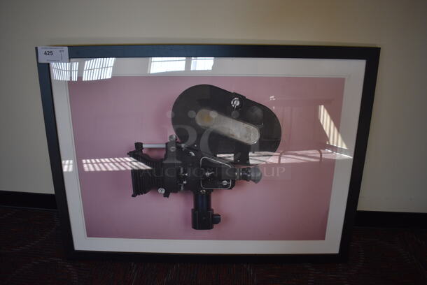 Framed Picture of Camera. 43x1x31