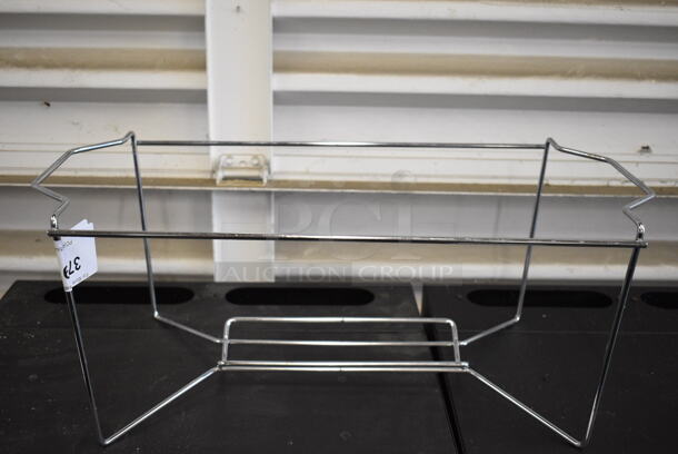 6 Metal Chafing Dish Frames. 24.5x12.5x10. 6 Times Your Bid!