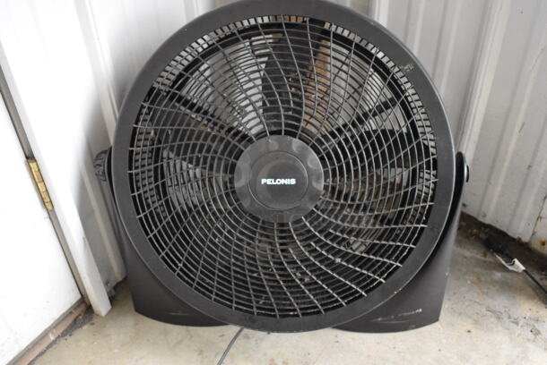 Pelonis Black Poly Fan. 24x6x24