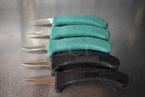 5 SHARPENED Metal Poultry Knives. 7.5". 5 Times Your Bid!